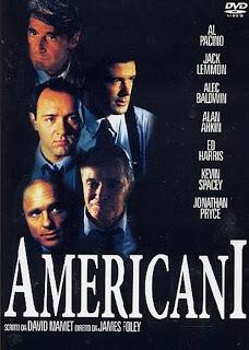 Stasera su Rai Movie: Al Pacino , Jack Lemmon e Alec Baldwin in Americani (film)