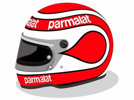 Photo #10 - Formula 1 Helmets 1970's Illustration