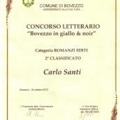 Premio Letterario “Bovezzo in Giallo & Noir 2013”