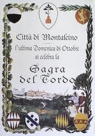 Montalcino,Sagra del Tordo Ultimo week-end di Ottobre