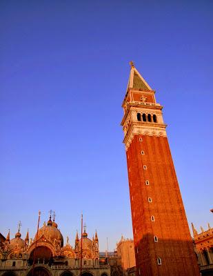 L'ora del tramonto a Venezia.