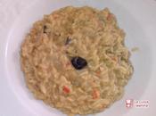 Risotto zucca olive nere halloween