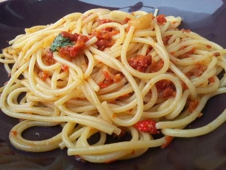 Spaghetti con capuliato