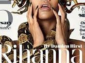 Spettacolare topless Rihanna sulla copertina