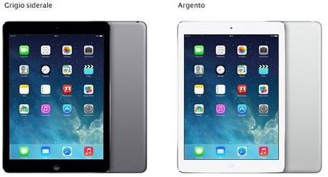 New IPad Air : Specifiche Tecniche