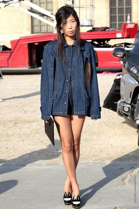 In the Street...Denim...For vogue.it