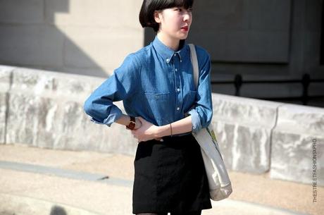 In the Street...Denim...For vogue.it