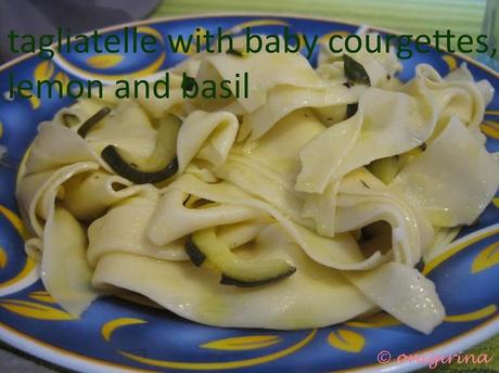 FraCooksJamie: Tagliatelle with baby courgettes and Pork chops with pesto and mashed potato