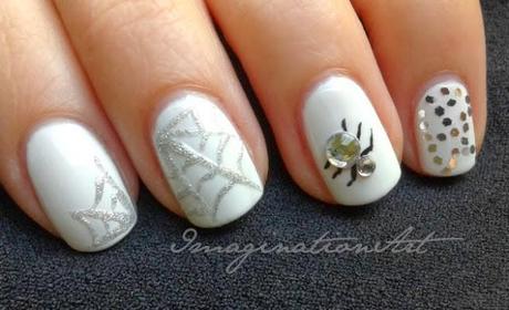 nail art halloween ragni spider