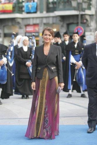 La sorprendente eleganza delle signore, dal tappeto azzurro dei Premi Principe delle Asturie, a Oviedo