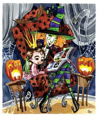 Una strega per madrina Strega Madrina_illustrazione