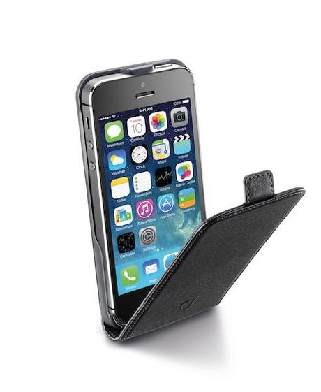 FLAPESSENIPHONE5BK 04 FRONT HR Ecco le nuove cover di CellularLine per iPhone 5S