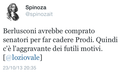 I tweet più significativi della settimana