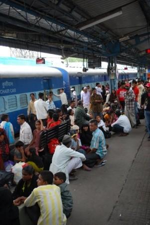 Stazione ferroviaria in India