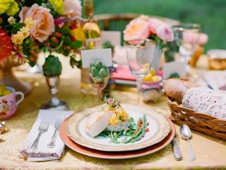 floral porcelain plates