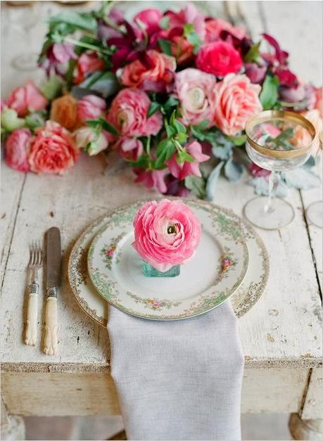 floral porcelain plates