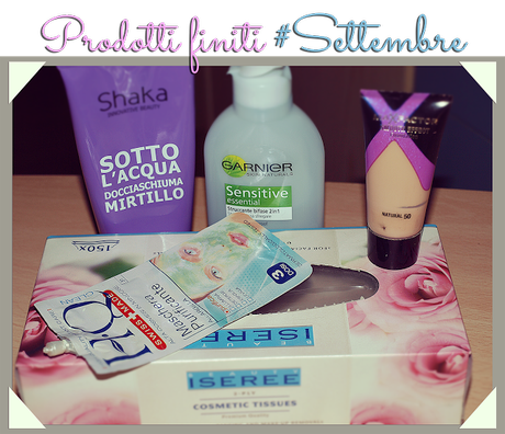 {Prodotti finiti} #Settembre!