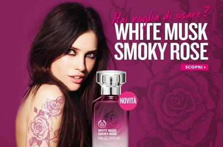 Review Eau de Toilette White Musk Smoky Rose - The Body Shop ... prova ad osare!
