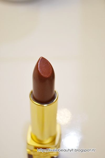 Estée Lauder, Pure Color Vivid Shine Lipstick (Copper Flash) - Review and swatches