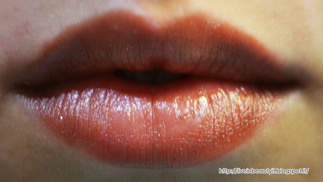 Estée Lauder, Pure Color Vivid Shine Lipstick (Copper Flash) - Review and swatches