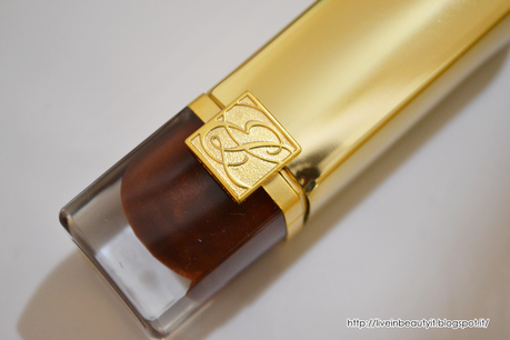 Estée Lauder, Pure Color Vivid Shine Lipstick (Copper Flash) - Review and swatches