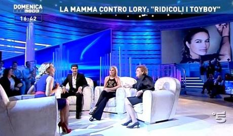 lory del santo e marco cucolo innamorati a domenica live gossip 2013