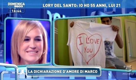 lory del santo e marco cucolo innamorati a domenica live gossip 2013