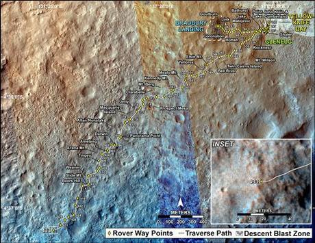 Curiosity Map sol 433