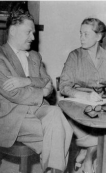 Joyce Lussu e Hikmet a Stoccolma nel 1958