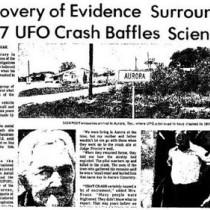 IL MISTERIOSO UFO DI AURORA