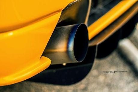 Yellow Honda NSX