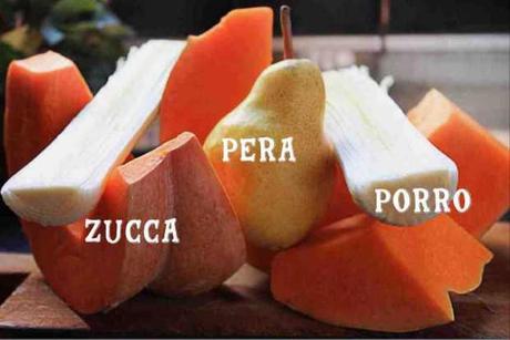 Ingredienti per preparare la crema di zucca al curry