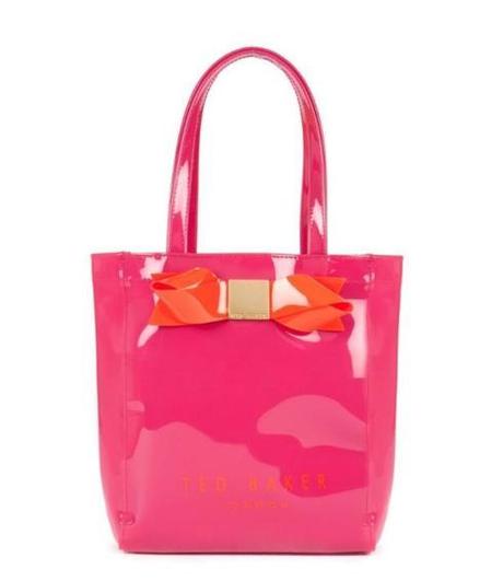 borsa ted baker london, ted baker bag, borsa pvc, borsa con fiocco