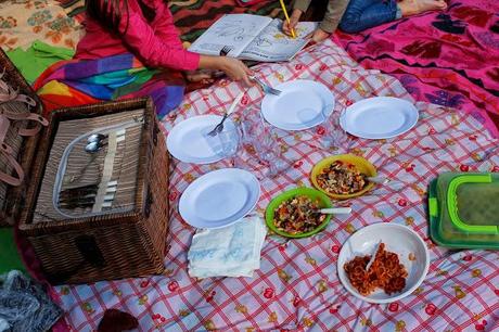 I colori dell'autunno: pic nic nel bosco