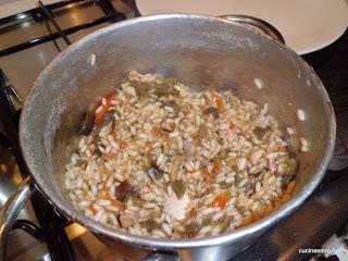 Risotto di Totani e Melanzane