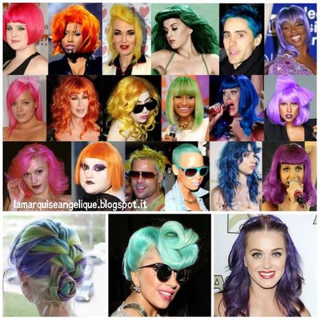 Colored, Multicolor & Bicolor Hair... con i vecchi gessetti colorati