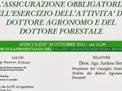 L’assicurazione obbligatoria nell’esercizio dell’attivita’ dottore agronomo forestale