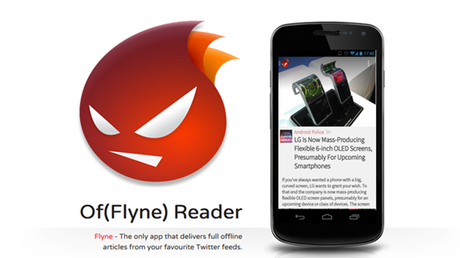 Flyne Android   Dal creatore di Falcon Pro arriva Flyne, lettore di notizie offline