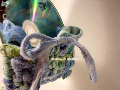 Borsettina fatta con i cd e...ancora Florence Creativity