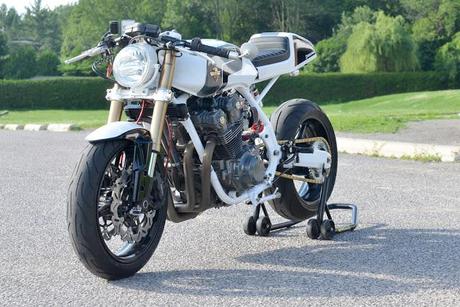 Honda CB 985F White 1982 by Chappell Customs