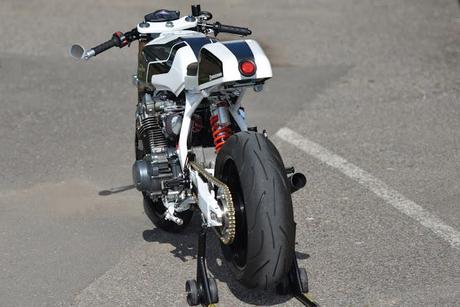 Honda CB 985F White 1982 by Chappell Customs