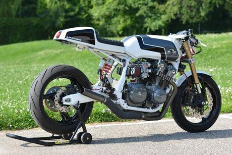 Honda CB 985F White 1982 by Chappell Customs