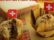 Swiss Cheese Parade: Muffins alle Noci cuore filante Gruyère (Walnut Muffins)