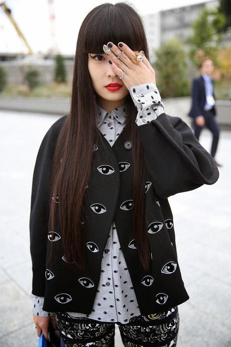 Kenzo Eye 'nail' print