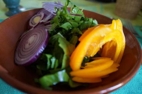 Insalata di Tarassaco, Peperone e Cipolla di Tropea