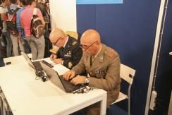 Bari/ Reportage Fotografico. Stand della Difesa al Salone dello Studente