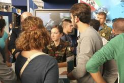 Bari/ Reportage Fotografico. Stand della Difesa al Salone dello Studente