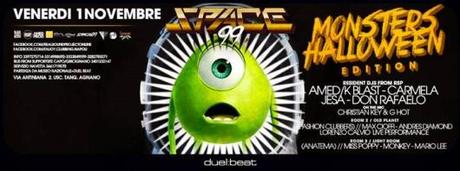 1/11 dalle ore 23 Space 99/Duel Beat Presenta Monsters Halloween Edition