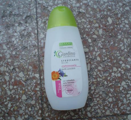 Review: Giardino Cosmetico Struccante occhi rinfrescante per pelli sensibili