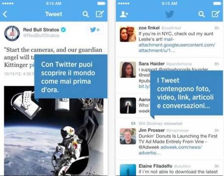 twitter si aggiorna per iOS